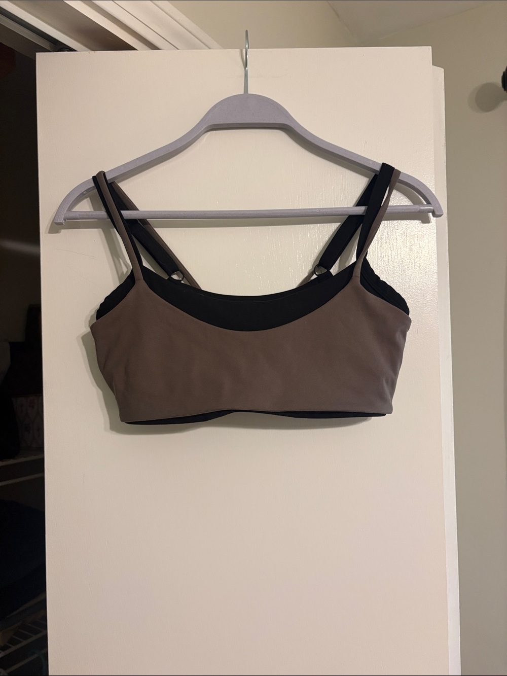 FORM Everyday Seamless Bralette - Forest Green/Black